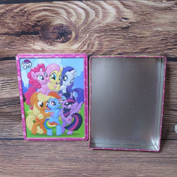 Lot of My Little Pony Figures & Puzzle in Collector's Tin Box - Picture 7 of 8